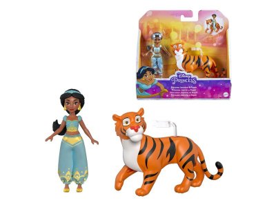 Набор игровой Mattel Disney Princess Принцесса Жасмин и тигр Раджа (1 кукла 9 см, с аксессуарами и ф 1-00431453_2