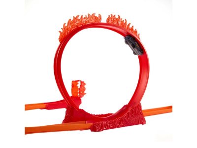 Автотрек Hot Wheels Track Builde Огненная траса для трюков, с 1 машинкой, 1:64 1-00431468_4