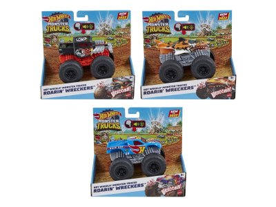 Игрушка Hot Wheels Monster Trucks Машинка Монстр Трак, свет/звук, 1:43 1-00431471_2