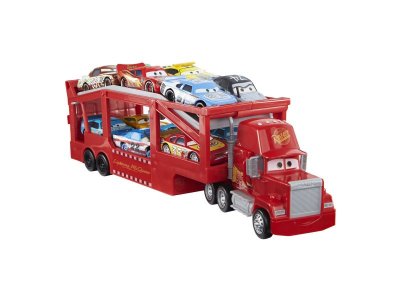 Игрушка Mattel Машинка Cars Автовоз, с раскладным треком и хранилищем для 12 машинок, 1:55 1-00431475_1