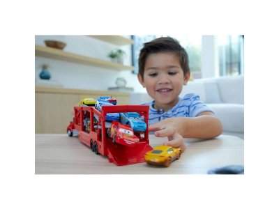 Игрушка Mattel Машинка Cars Автовоз, с раскладным треком и хранилищем для 12 машинок, 1:55 1-00431475_7