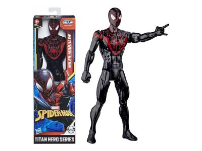 Фигурка Hasbro Marvel Человек-Паук Black Suit, Armored, Miles Morales, 30,48 см 1-00431493_2