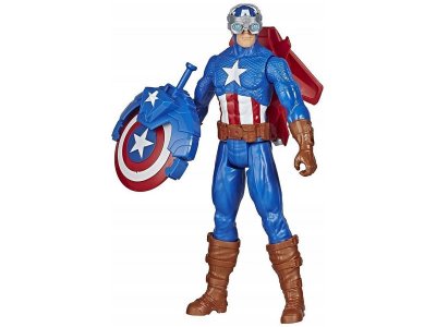 Фигурка Hasbro Marvel Мстители: Капитан Америка с аксессуарами, 30,48 см 1-00431495_1