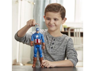 Фигурка Hasbro Marvel Мстители: Капитан Америка с аксессуарами, 30,48 см 1-00431495_5