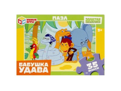 Макси-пазлы Умные игры Бабушка удава 35 деталей 1-00432135_1