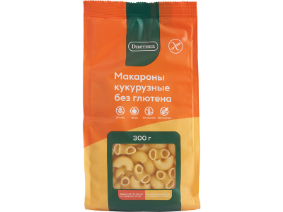 Макаронные изделия Диетика, Рожок большой кукурузный 300 г 1-00187097_3