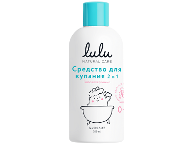 Средство для купания Lulu 2в1 гипоаллергенный 300 мл 1-00432177_1