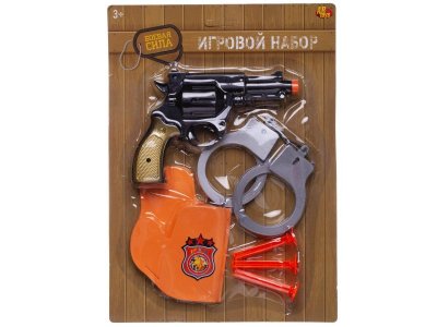 Набор игровой Abtoys Боевая сила Пистолет, кобура, 3 пули и наручники 1-00432964_7