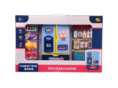 Игрушка Abtoys Помогаю Маме Холодильник с продуктами на батарейках 1-00432968_5