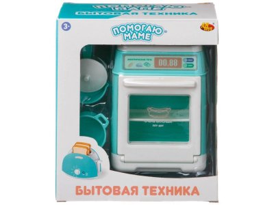 Игрушка Abtoys Помогаю Маме Электрическая плита с кастрюлей и сотейником 1-00432977_5