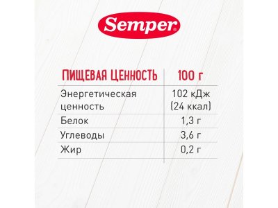 Пюре Semper Цветная капуста 80 г 1-00261754_8