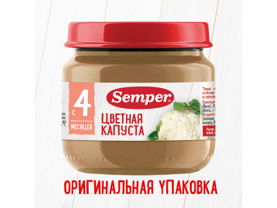 Пюре Semper Цветная капуста 80 г 1-00261754_9