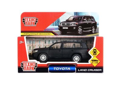 Машина Технопарк Toyota Land Cruiser двери открываются, инерционная, 12,5 см 1-00433070_1