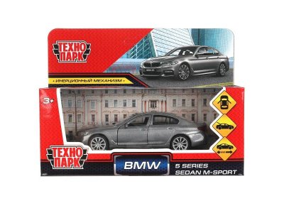 Машина Технопарк BMW 5-ER Sedan M-Sport двери, багажник открываются, 12 см 1-00433073_1