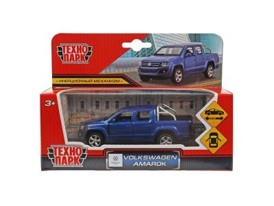 Машина Технопарк Volkswagen Amarokдвери открываются, инерционный, 11,4 см 1-00433077_1