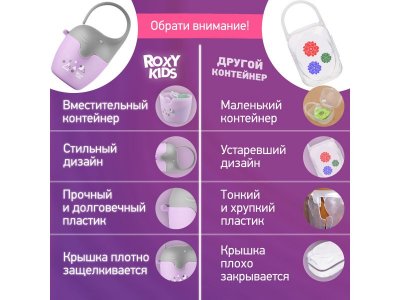 Контейнер для соски-пустышки Roxy-Kids Слоник с пустышкой 1-00433120_15