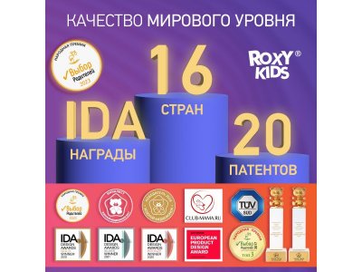 Пустышка Roxy-Kids Scandi ортодонтическая силиконовая с футляром, 6-18 мес, 2 шт. 1-00433124_12