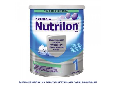 Смесь Nutrilon Pre 1 молочная 400 г 1-00011291_8