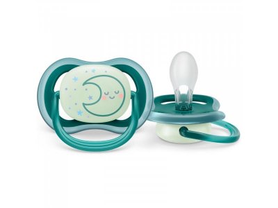 Пустышка Philips Avent ultra air night силиконовая светящаяся с футляром, 6-18 мес, 2 шт. 1-00433304_3