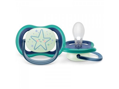 Пустышка Philips Avent ultra air night силиконовая светящаяся с футляром, 6-18 мес, 2 шт. 1-00433304_4