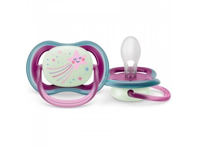 Пустышка Philips Avent ultra air night силиконовая светящаяся с футляром, 6-18 мес, 2 шт. 1-00433305_3