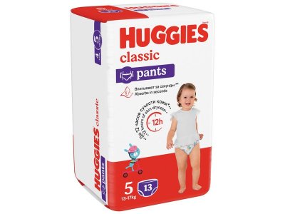 Подгузники-трусики Huggies Classic 5 (13-17 кг) 13 шт. 1-00433314_2