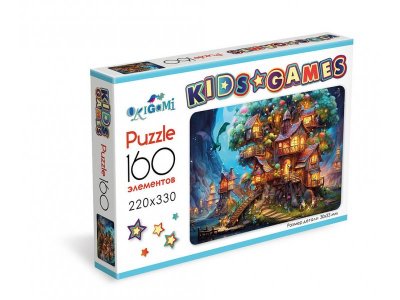 Пазл Origami Kids Games Домик на дереве 160 элементов 1-00433535_1