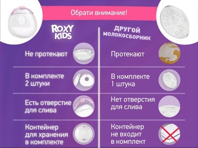 Молокосборник Roxy-Kids с заглушкой в футляре 2 шт. 1-00433544_5