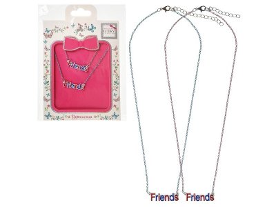 Набор детской бижутерии Lukky Fashion 2 цепочки с подвесками Best Friends 1-00433416_1