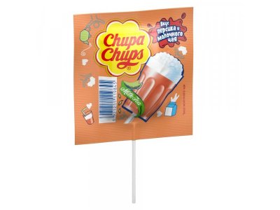 Карамель Chupa Chups Молочный чай со вкусом клубники и персика 15 г 1-00433549_3