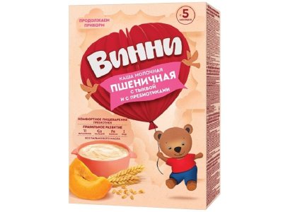 Каша Винни молочная пшеничная тыква с пребиотиками 200 г 1-00249481_1
