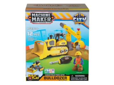 Набор игровой Nikko Junior Builder Бульдозер, кран и аксессуары 1-00404980_2