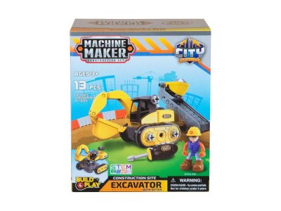 Набор игровой Nikko Junior Builder Экскаватор, просеиватель и аксессуары 1-00404981_2