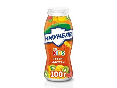 Напиток Imunele For Kids кисломолочный Тутти-Фрутти 1,5%, 100 г 1-00007989_1