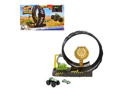 Автотрек Hot Wheels Monster Trucks Соревнования в Невероятной петле с 2 машинками 1-00434053_2