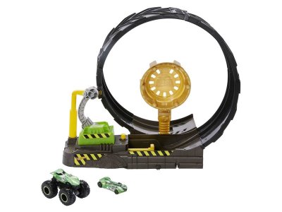 Автотрек Hot Wheels Monster Trucks Соревнования в Невероятной петле с 2 машинками 1-00434053_1