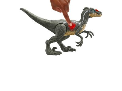 Фигурка Mattel Jurrassic World Рычащий Велоцираптор, с вращающимися лапами, хвостом, звук/свет 1-00434056_5