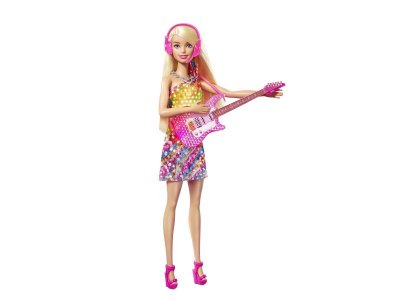 Кукла Barbie Big City Big Dreams Большой город Большие мечты: Певица с 5 аксесс., свет/звук, 28 см 1-00434062_1