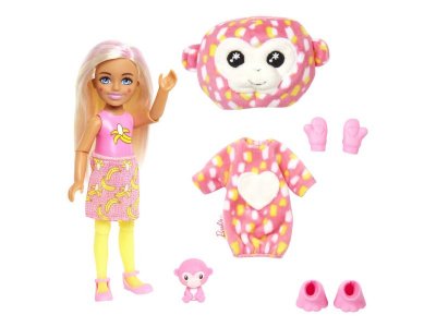 Кукла Barbie Cutie Reveal Милашка Челси в костюме животного и фигурка питомца 1-00434070_2