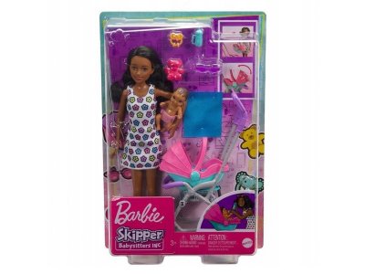 Кукла Barbie Skipper Babysitters Inc работает няней с аксессуарами и куклой-малышом 6 см 1-00434073_3