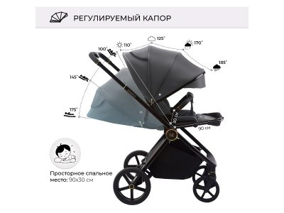 Коляска прогулочная книжка Sweet Baby Elegante 1-00434001_4