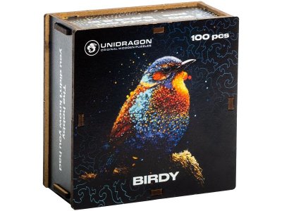 Пазл деревянный Unidragon Smart Пташка 100 деталей 1-00434187_1