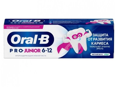 Зубная паста Oral-B Pro-Junior Мягкий Вкус 75 мл 1-00434222_4