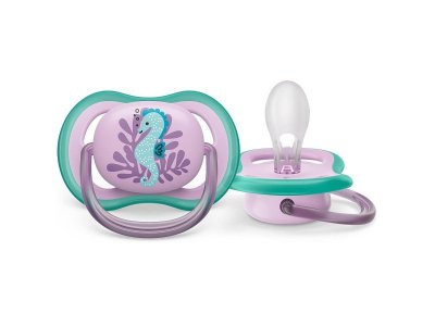 Пустышка Philips Avent ultra air силиконовая с футляром, 6-18 мес, 2 шт. 1-00433310_3