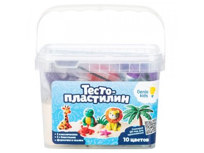 Тесто-пластилин Genio Kids Art 10 цветов 1-00434327_1