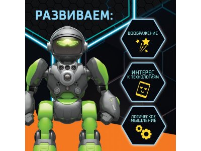 Робот радиоуправляемый IQ Bot Кибер Бот SL-07054B, звук/свет 1-00434607_12