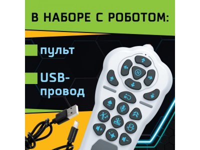 Робот радиоуправляемый IQ Bot Кибер Бот SL-07054B, звук/свет 1-00434607_13