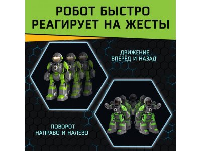 Робот радиоуправляемый IQ Bot Кибер Бот SL-07054B, звук/свет 1-00434607_18