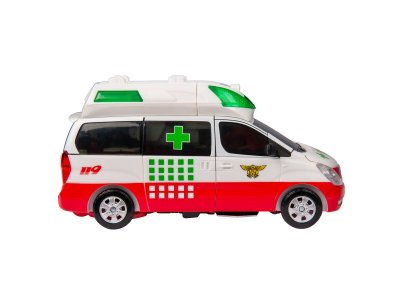 Трансформер Hello Carbot Карбот. Dandy Ambulance, свет/звук 25 см, S1 1-00434648_11