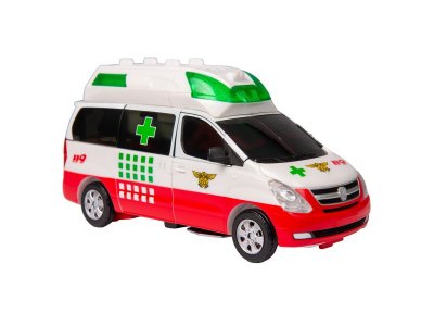 Трансформер Hello Carbot Карбот. Dandy Ambulance, свет/звук 25 см, S1 1-00434648_12